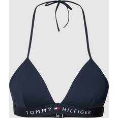 Tommy Hilfiger Dam Bikinis Tommy Hilfiger Triangel fast skum-BH, ökenhimmel, L, Öken himmel