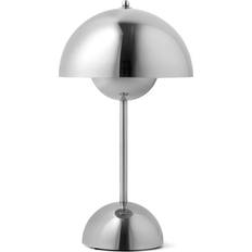 LED-belysning Bordslampor &Tradition Flowerpot VP9 Chrome Bordslampa 29.5cm