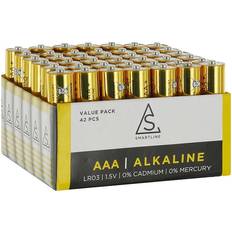 SmartLine Batterier AAA LR03 42-pack