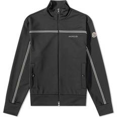 Moncler Herr - Shell Jackets Ytterkläder Moncler Triacetate Zip-up Sweatshirt Black