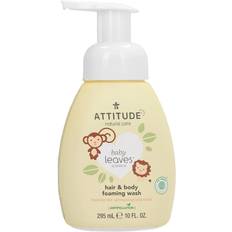 Attitude Sköta & Bada Attitude Baby Leaves 2 in 1 Shampoo & Duschschaum Birnen Nektar