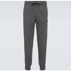 Moncler Gråa Byxor Moncler Cotton-blend sweatpants grey