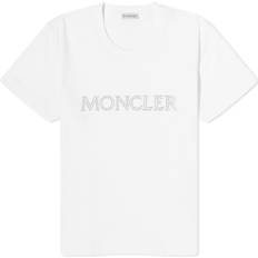 Moncler Dam - Vita Överdelar Moncler White Crystal T-Shirt White