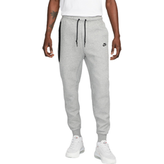 42 - Herr Byxor Nike Sportswear Tech Fleece Men's Joggers - Dark Grey Heather/Black