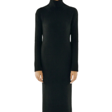 Almada Label Sue Rib Knit Dress - Black