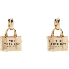 Marc Jacobs The Tote Bag Earrings - Gold/Transparent