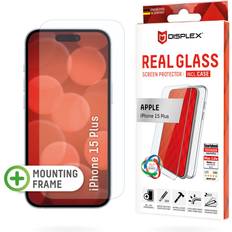 Displex Mobilskal Displex Real Glass Protection Case for iPhone 15 Plus