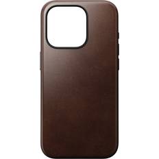 Apple iPhone 15 Pro - Silikoner Mobilskal Nomad Modern Horween Leather Case for iPhone 15 Pro