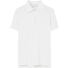 Burberry T-shirts & Linnen Burberry Piqué Polo T-shirt - White