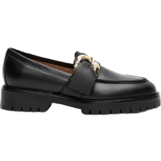 44 ½ - Dam Loafers Flattered Stella Leather - Black