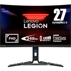 1920x1080 (Full HD) - Välvd skärm Bildskärmar Lenovo Legion R27fc-30 27" FHD Curved Pro Gaming Monitor