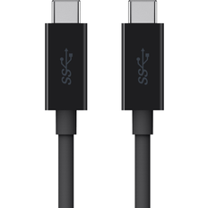 Belkin Svarta - USB C-USB C - USB-kabel Kablar Belkin USB C - USB C 3.0 M-M 2m