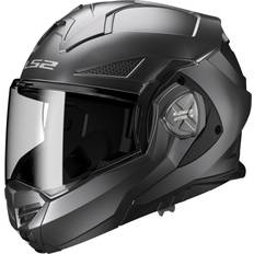 Adventure hjälmar Motorcykelhjälmar LS2 FF901 Advant X Solid Matt Titanium Modular Helmet Grey