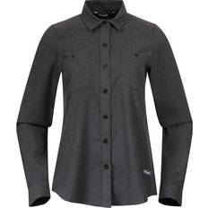 Bergans Skjortor Bergans Tovdal W Shirt Solid Dark Grey