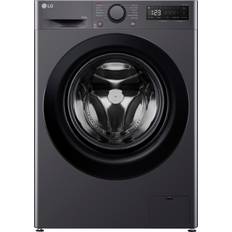 Frontmatad - Svarta Tvättmaskiner LG P4Y5VRP6J