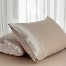 Shein Örngott Shein 1pc Solid Color Pillowcase, Soft Pillow Cover Örngott Beige