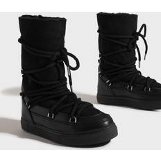INUIKII Kängor & Boots INUIKII CLASSIC HIGH LACED SNEAKER BLACK Black