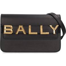 Bally Axelremsväskor Bally Logo Crossbody Leather Bag - Black