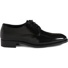 Saint Laurent Adrien leather Derby shoes black