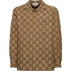 Gucci Beige - Herr Kläder Gucci Maxi GG jacquard canvas shirt beige