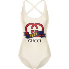 Gucci Dam Badkläder Gucci Printed swimsuit multicoloured
