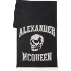 Alexander McQueen Varsity Logo Scarf - Black