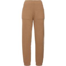 Moncler Cashmere Byxor & Shorts Moncler Wool and cashmere-blend sweatpants black