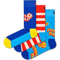 Happy Socks Herr Underkläder Happy Socks Ankelstrumpor herr 3-pack XFOT08-6300 Färgglad 7333102577990 359.00