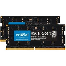 5600 MHz - SO-DIMM DDR5 RAM minnen Crucial SO-DIMM DDR5 5600MHz 2x48GB ECC (CT2K48G56C46S5)