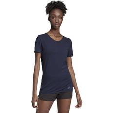 Adidas Blåa - Bomull - Dam - Långa kjolar T-shirts adidas 25/7 Tee Black