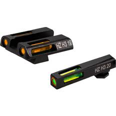 HiViz Tritium/Fiber Optic Sight for Smith & Wesson Shield 9, 40, Cal. Handguns Green/Orange