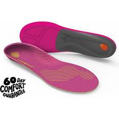 Superfeet RUN Comfort WOMEN's innersulor för kvinnor – ortopediska skoinlägg av aktivt kol för löparskor för mer stöd och stoppning, Violett plommon 37-38.5 EU