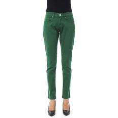 Byblos Byxor & Shorts Byblos Green Cotton Jeans & Pant