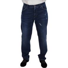 Herr - Nylon Jeans Dolce & Gabbana Blue Washed Cotton Casual Denim Jeans IT58