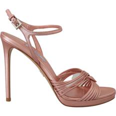 Prada Ankle Strap Heels Stiletto Sandals Leather EU36/US5.5