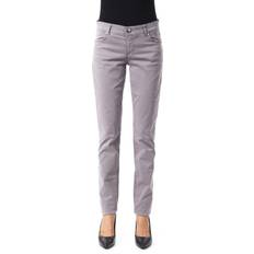 Byblos Byxor & Shorts Byblos Gray Cotton Jeans & Pant IT45