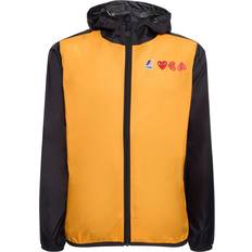 Comme des Garçons Herr Ytterkläder Comme des Garçons Logo Hooded Bicolor Full Zip Jacket Orange
