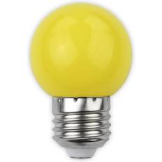 V-TAC 1W Färgad LED liten globlampa Gul, E27 Dimbar Inte dimbar, Kulör Gul