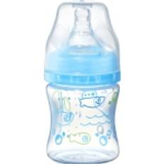 BabyOno Maskintvättbar Nappflaskor BabyOno Bottle nappflaska anti-kolik 0m Blue 120 ml