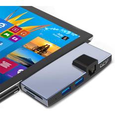 Nördic USB dockningstation Surface Pro 1xHDMI4k30Hz 2xUSB-A 5Gbps