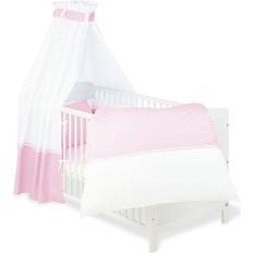 Pinolino Rosa Textilier Pinolino Tekstil Udstyr Tremme-/Babyseng dele, Vichy-Karo/Rosa