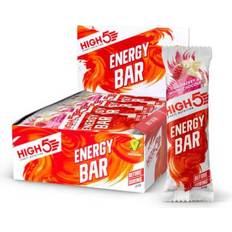 High5 Bars High5 Energybar Hindbær med chokolade 12 stk