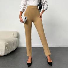 Shein Bomull - Dam Byxor & Shorts Shein Solid Skinny Pants
