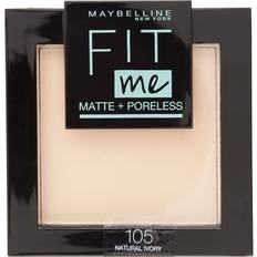 Maybelline Dermatologiskt testad Makeup Maybelline Fit Me Matte + Poreless Powder #105 Natural Ivory