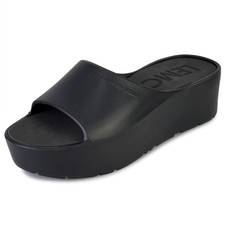 Lemon Jelly Sunny Slide Sandals black