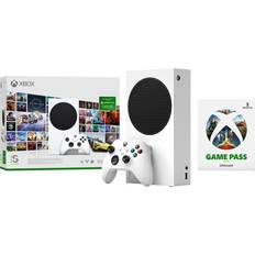 Spelkonsoler Microsoft Xbox Series S 512GB White + Game Pass Ultimate 3 Month Membership