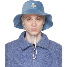 Isabel Marant Huvudbonader Isabel Marant Delya Denim Bucket Hat Blue