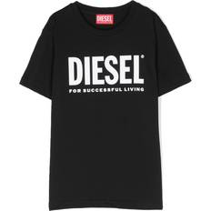 Diesel Överdelar Diesel Kids logo-print cotton T-shirt kids Cotton yrs Black