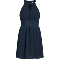 Blåa - Korta klänningar Vila Klänning Halterneck Dress Blå