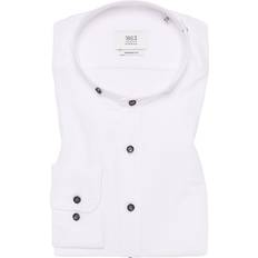 Eterna MODERN FIT Linen Shirt in weiß unifarben